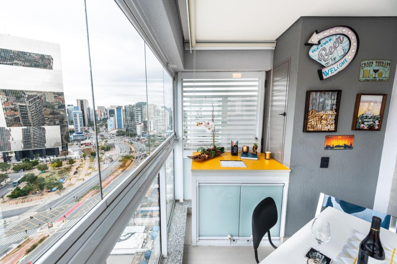 "Book Your Stay At Homelike Faria Lima In Pinheiros Stunning City Views Pool And Parking By Okaeri Home São Paulo Buitenkant foto